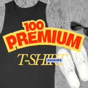 100 Premium Oversized T-Shirt Mockups VOL 1