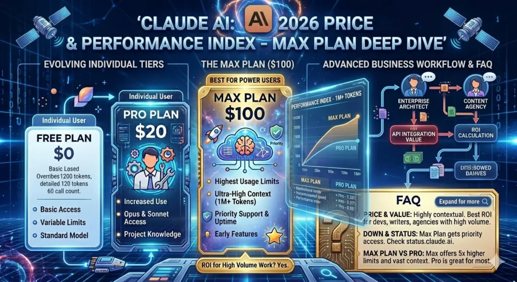 Claude AI Price Guide 2026: Is the New Max Plan Worth $100? 3 claude ai price 2