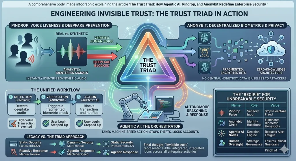The Trust Triad: How Agentic AI, Pindrop, and Anonybit Redefine Enterprise Security 2026 2 pindrop ai
